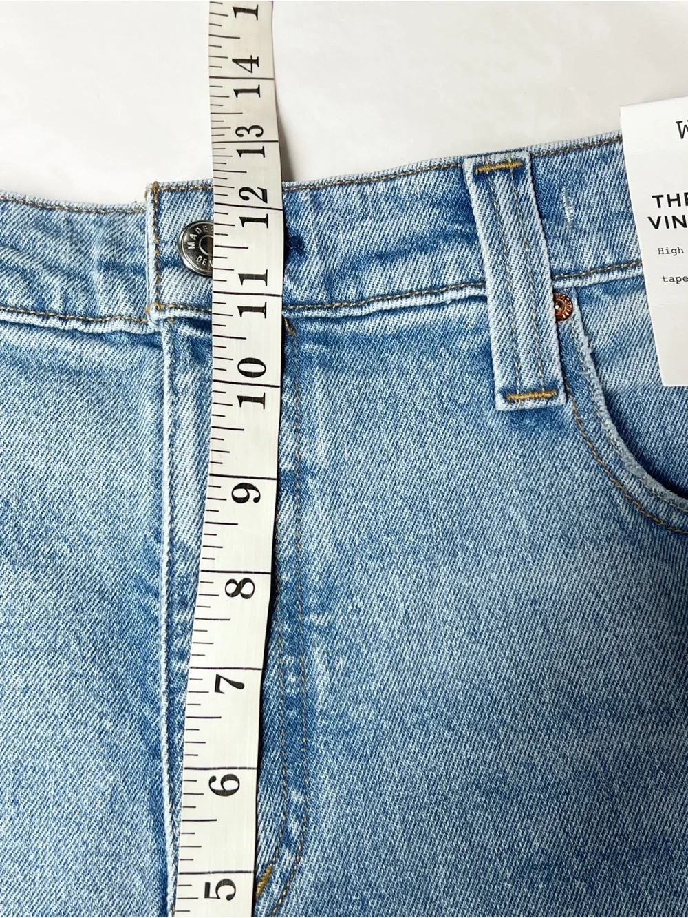 Madewell The Short Perfect Vintage Jean Raebrook Wash Comfort Stretch Sz 31 NWT